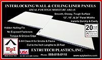 Interlocking PVC Liner Panels
